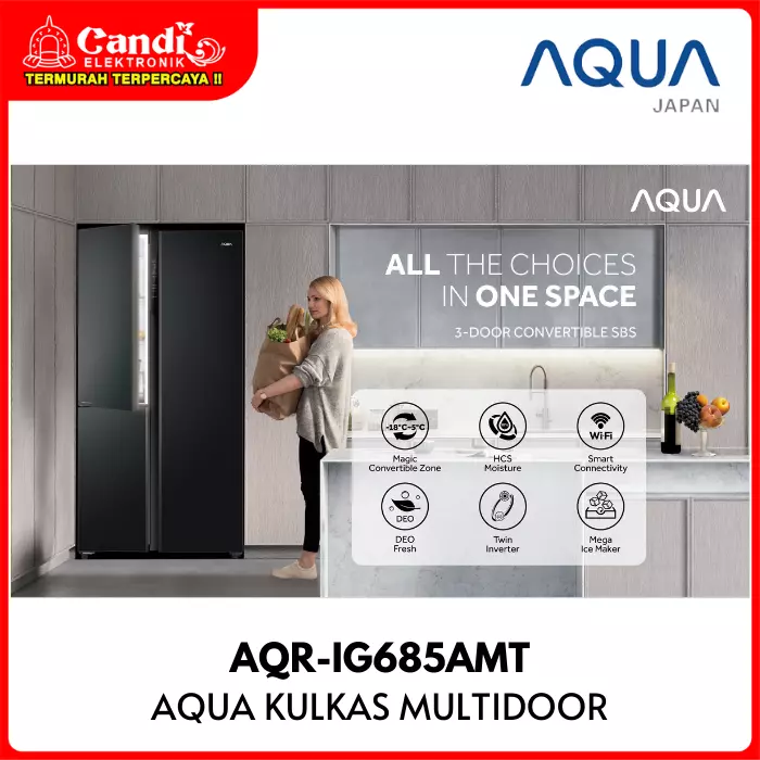 KULKAS MULTI DOOR AQUA